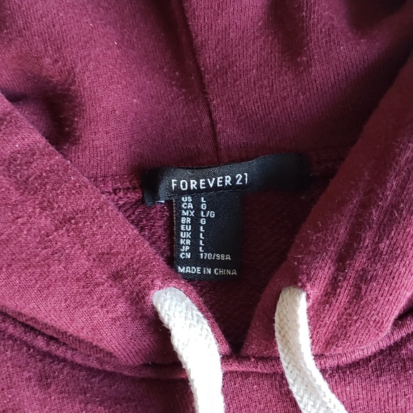 Forever 21 Red hoodie - Picture 2 of 3